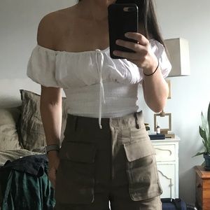 Reformation Linen top